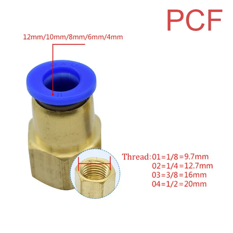 1PCS Pneumatische Schnell Ansc – Compression Fitting Brass Bewertung und Preis